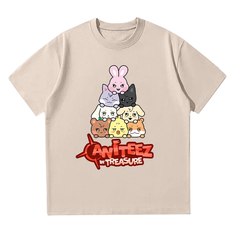 Ateez in Terasure T Shirts Korean Kpop Fashion T-shirt Women Casual Short Sleeves Adorable Fans Gift Tee High Quality Top Unisex
Ateez in Terasure T Shirts Korean Kpop Fashion T-shirt Women Casual Short Sleeves Adorable Fans Gift Tee High Quality Top Unisex