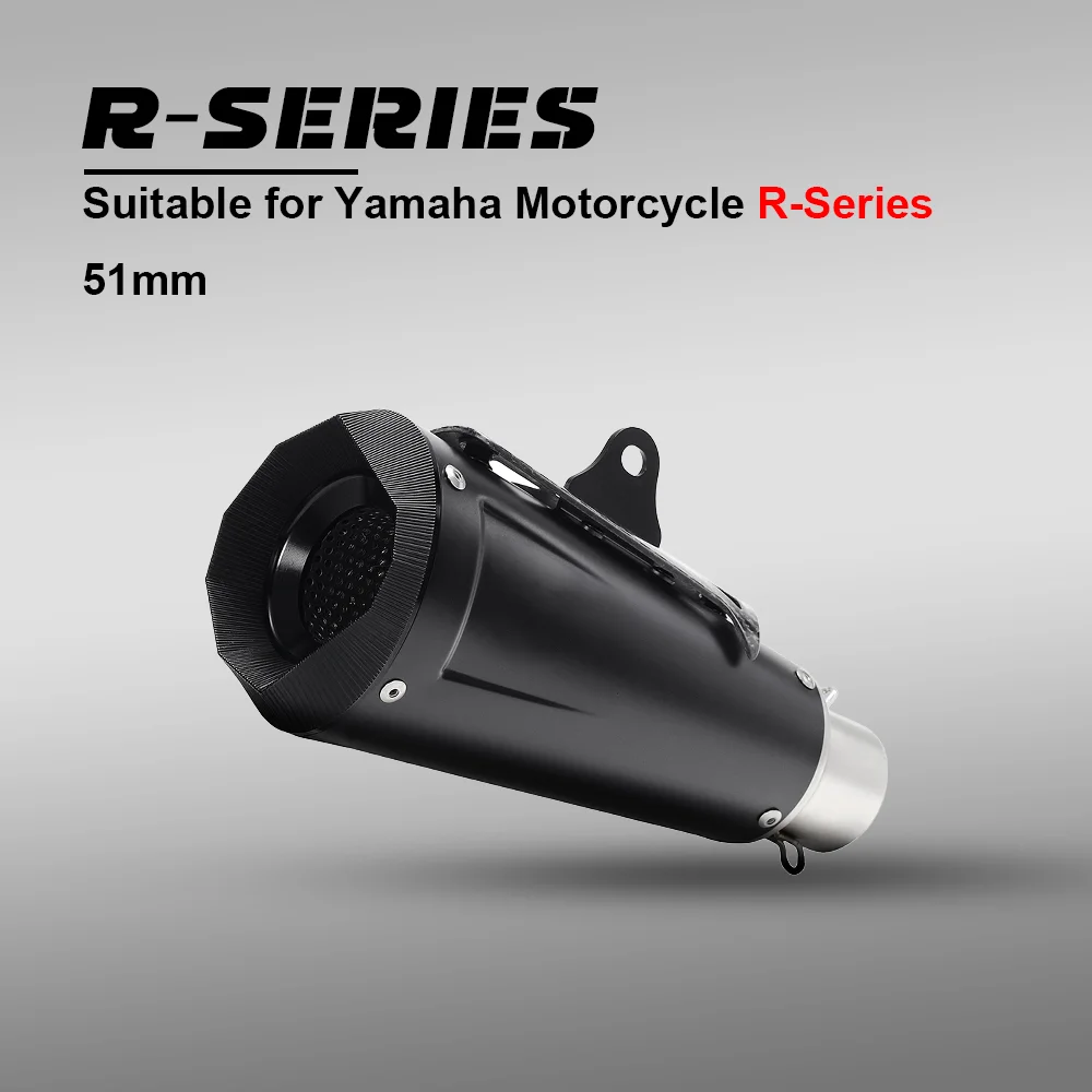 51mm Universal Racing Exhaust Pipe w/Carbon Cover - Modified Muffler for Ninja650 Duke790 R7 CB500X 
51mm Universal Racing Exhaust Pipe w/Carbon Cover - Modified Muffler for Ninja650 Duke790 R7 CB500X