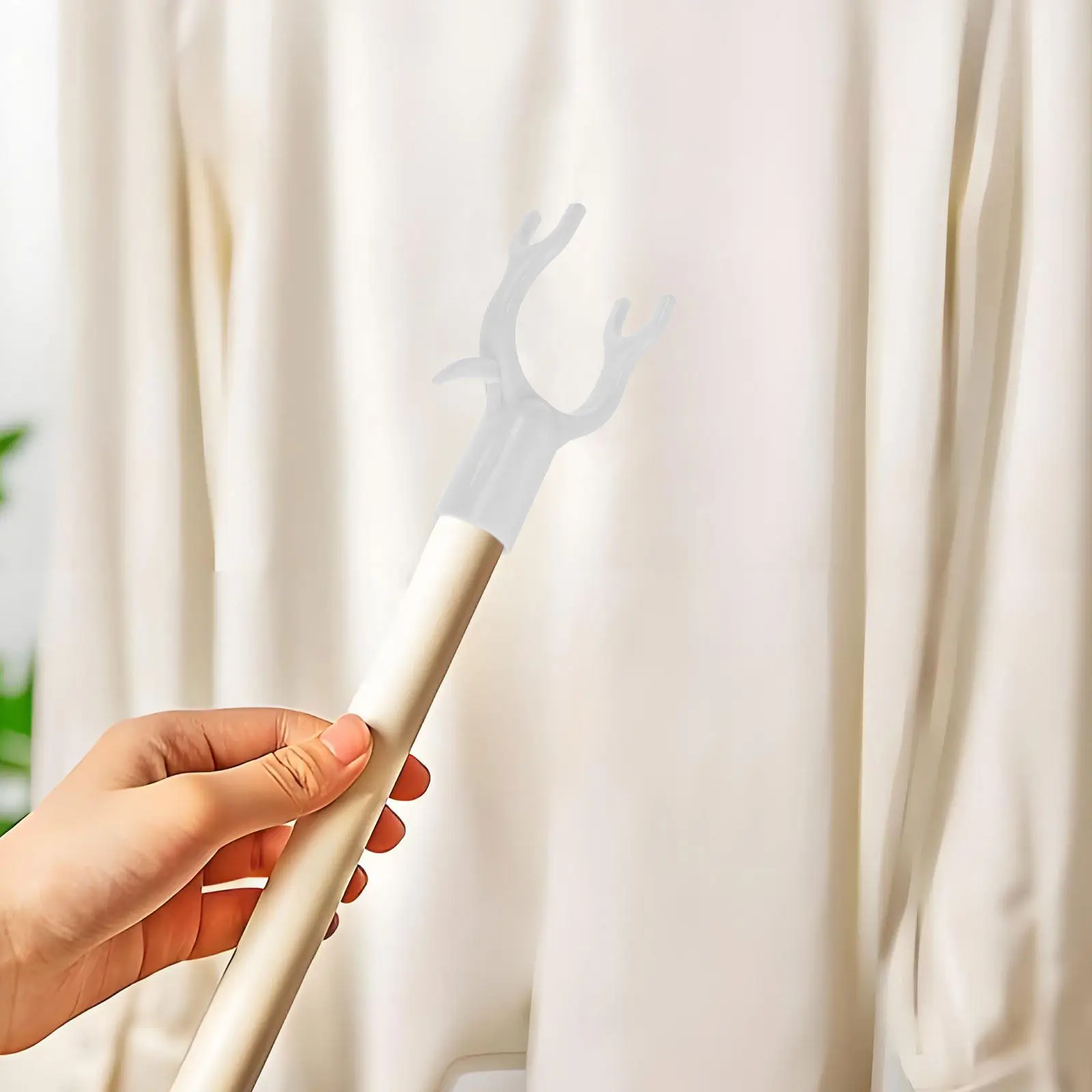 10Pcs Plastic Clothes Hanger Reaching Hook - Telescopic Clothesline Pole Connecting Fork Hook Utility Accessory for Closet
10Pcs Plastic Clothes Hanger Reaching Hook - Telescopic Clothesline Pole Connecting Fork Hook Utility Accessory for Closet