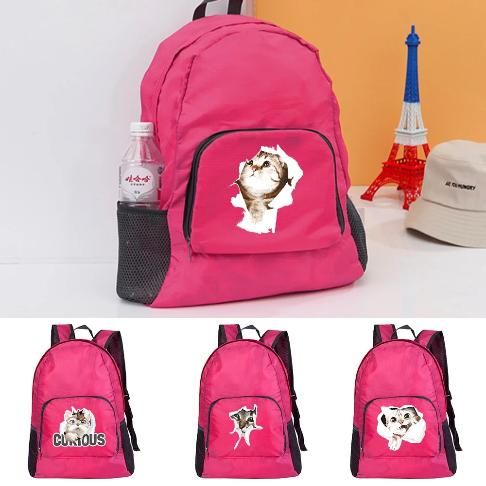Lightweight Backpack Women Foldable Ultralight Outdoor Folding Backpack Travel Daypack Bag Cat Pattern Sports Daypack
Lightweight Backpack Women Foldable Ultralight Outdoor Folding Backpack Travel Daypack Bag Cat Pattern Sports Daypack
