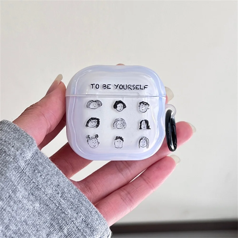 Funny Cute Cartoon headshot Earphone Case For Apple Airpods 4 3 2 Pro 3 Cover with Hand Rope Silicone Headphone Cases For Airpod
Funny Cute Cartoon headshot Earphone Case For Apple Airpods 4 3 2 Pro 3 Cover with Hand Rope Silicone Headphone Cases For Airpod