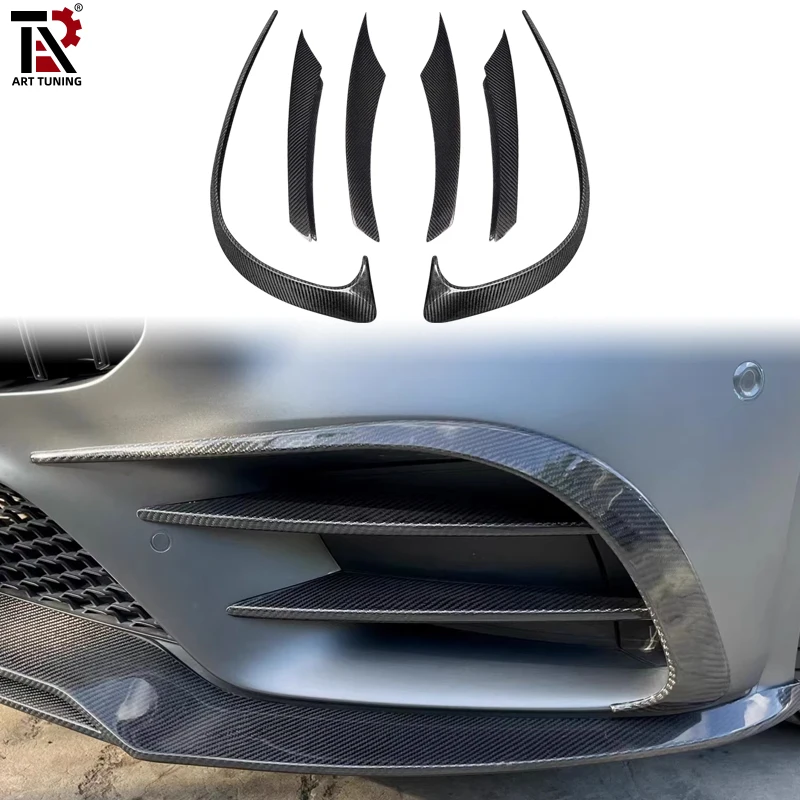 Carbon Fiber Front Air Deflector Set Of Six For Mercedes-Benz CLS-Class W257 Pre Front Vent Decoration Air Deflector 2018-2021
Carbon Fiber Front Air Deflector Set Of Six For Mercedes-Benz CLS-Class W257 Pre Front Vent Decoration Air Deflector 2018-2021