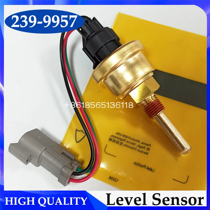 Temperature Sensor Coolant Level Sensor 239-9957 2399957 for Excavator Engine C10 C12 C15 Sensor 
Temperature Sensor Coolant Level Sensor 239-9957 2399957 for Excavator Engine C10 C12 C15 Sensor