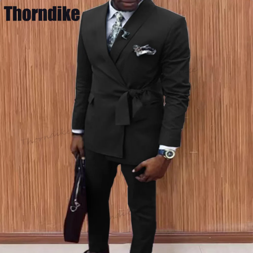 Thorndike Latest Design Men Shawl Lapel Suits For Wedding Prom Suit Groom Wear Tuxedos Casual Male Blazers Sets (Blazer+Pants)
Thorndike Latest Design Men Shawl Lapel Suits For Wedding Prom Suit Groom Wear Tuxedos Casual Male Blazers Sets (Blazer+Pants)