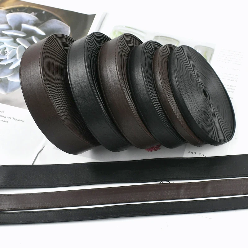 5/10M 10/15/20/25/30mm Leather Ribbon for Bracelets Necklace Decoration Webbing Rope PU Leathers Belt Bias Binding Sewing Trims
5/10M 10/15/20/25/30mm Leather Ribbon for Bracelets Necklace Decoration Webbing Rope PU Leathers Belt Bias Binding Sewing Trims