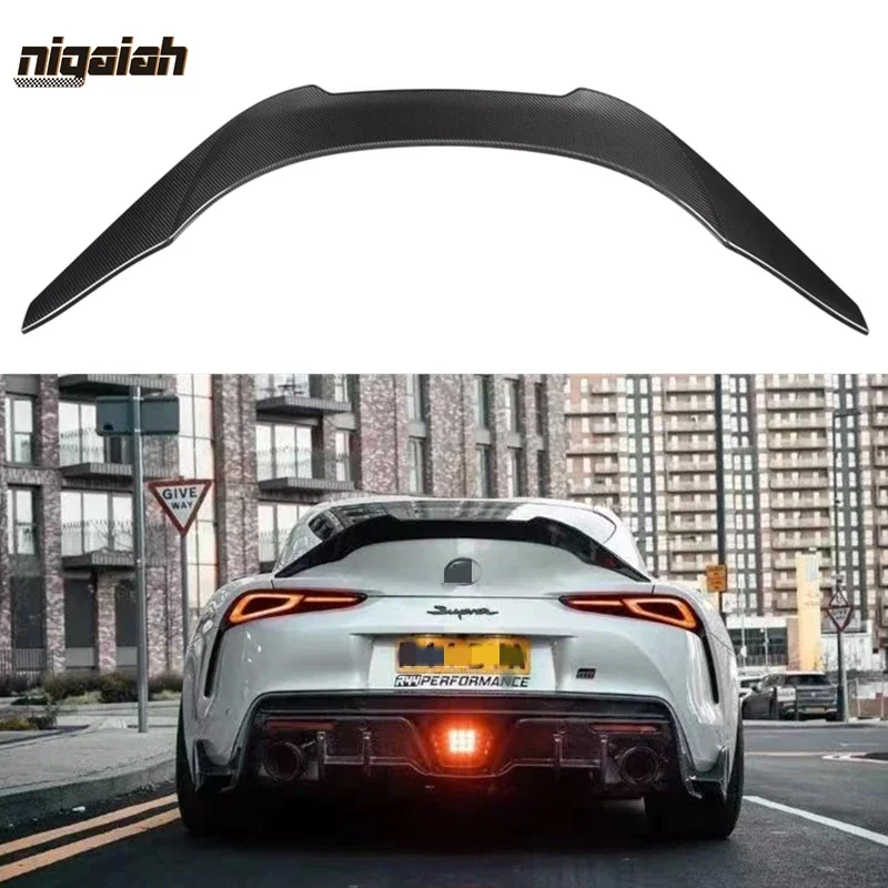V Style High Quality Dry Carbon Fiber Rear Spoiler for Toyota New Supra J29 2019 2020 2021 Car Spoiler
V Style High Quality Dry Carbon Fiber Rear Spoiler for Toyota New Supra J29 2019 2020 2021 Car Spoiler