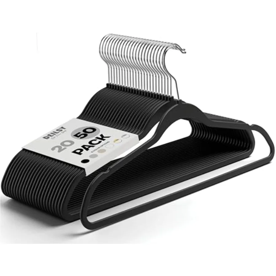 ™ Hangers Pack - Thin Slim Space Saving Plastic Hangers Non Velvet Plastic Hanger for Closet Organization Hanger for Clothes Ad
™ Hangers Pack - Thin Slim Space Saving Plastic Hangers Non Velvet Plastic Hanger for Closet Organization Hanger for Clothes Ad
