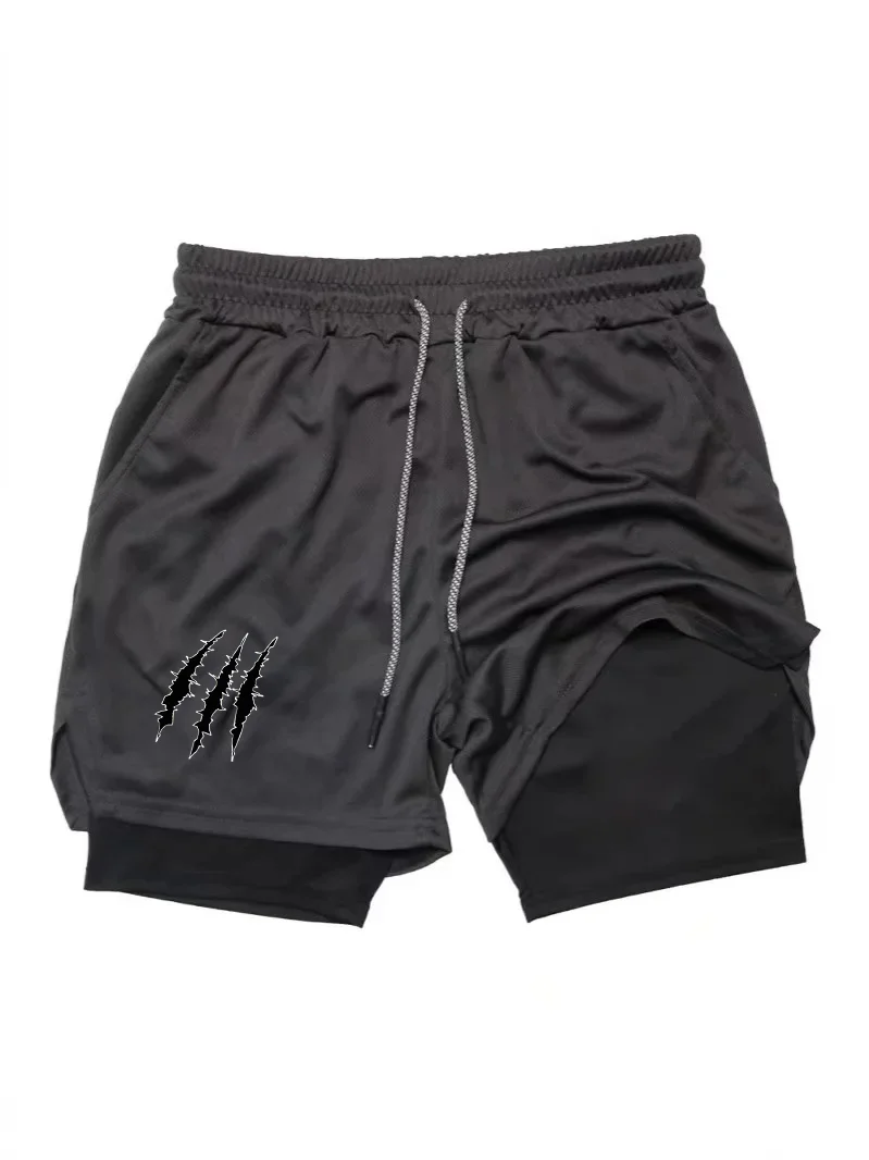 Men's 2-in-1 double-layer sports shorts fashionable street shorts breathable casual and comfortable sports pants
Men's 2-in-1 double-layer sports shorts fashionable street shorts breathable casual and comfortable sports pants