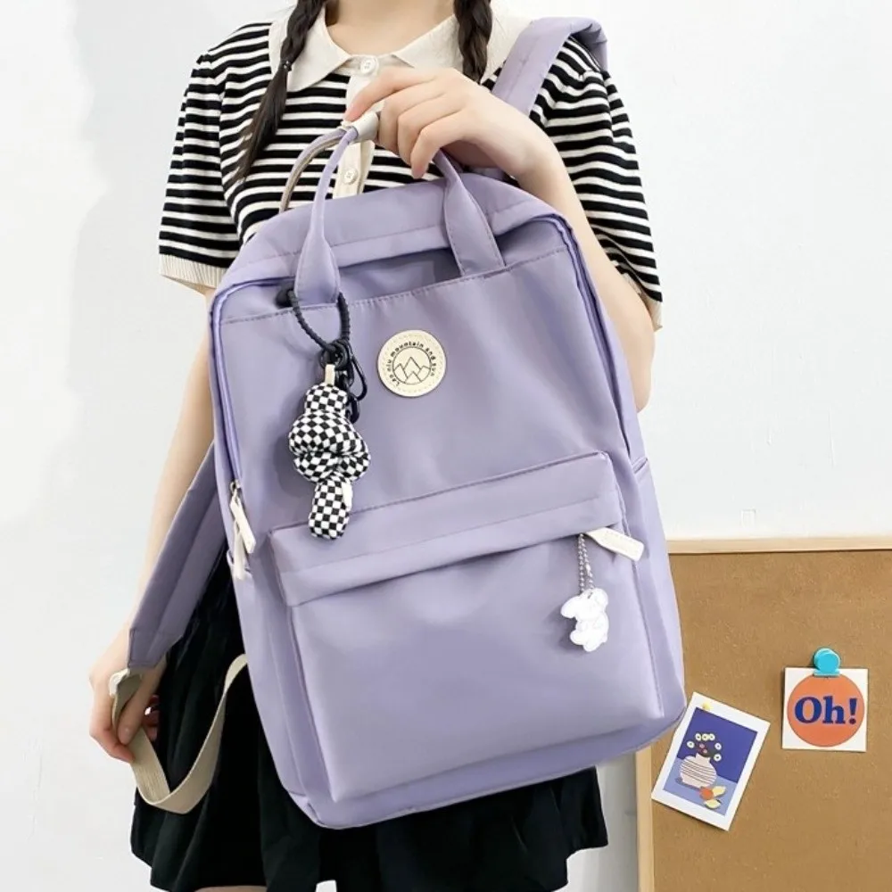 Fashion Waterproof Women Backpack Nylon Large Capacity School Bag Ergonomic Solid Color Travel Backpack For Teenagers
Fashion Waterproof Women Backpack Nylon Large Capacity School Bag Ergonomic Solid Color Travel Backpack For Teenagers