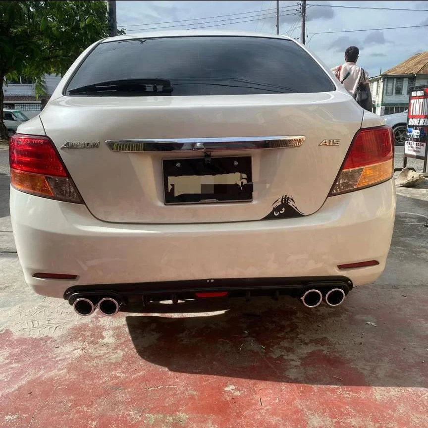 Для Toyota Allion/2001-2019 задний диффузор, бампер, разделитель губ, спойлер, выхлопная труба, комплект кузова, аксессуары 
Для Toyota Allion/2001-2019 задний диффузор, бампер, разделитель губ, спойлер, выхлопная труба, комплект кузова, аксессуары