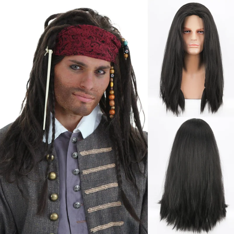 Halloween pirate hat decoration wig cosplay costume prop headgear
Halloween pirate hat decoration wig cosplay costume prop headgear