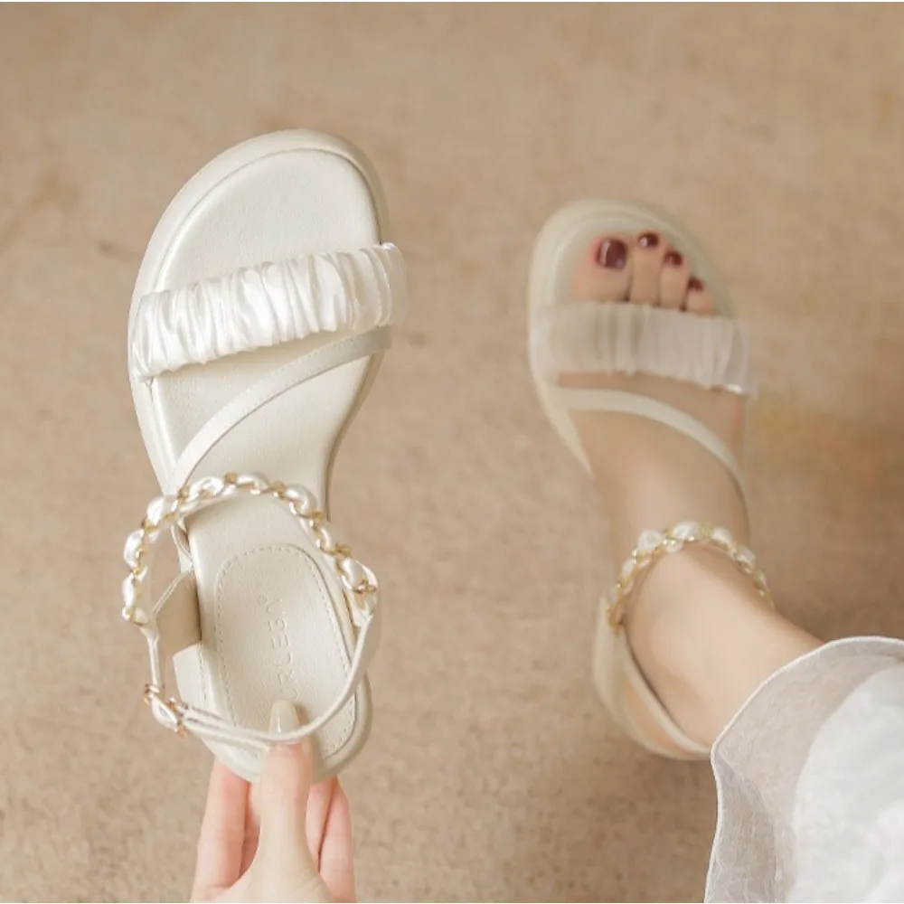 High Heeled Shoes Women's Summer New Thick Soled Waterproof Platform Coarse Heel Sandals Women French Versatile Womens Sandal
High Heeled Shoes Women's Summer New Thick Soled Waterproof Platform Coarse Heel Sandals Women French Versatile Womens Sandal