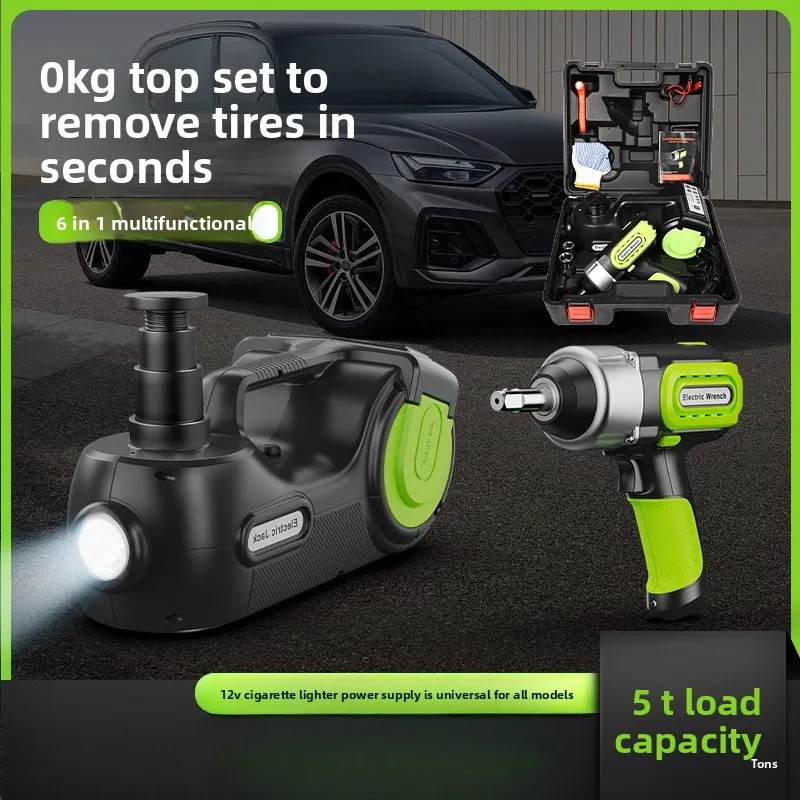 12V Vehicle 5 Tons Multi-function Electric Hydraulic Jack Set Car Tire Replacement Pneumatic Jack
12V Vehicle 5 Tons Multi-function Electric Hydraulic Jack Set Car Tire Replacement Pneumatic Jack