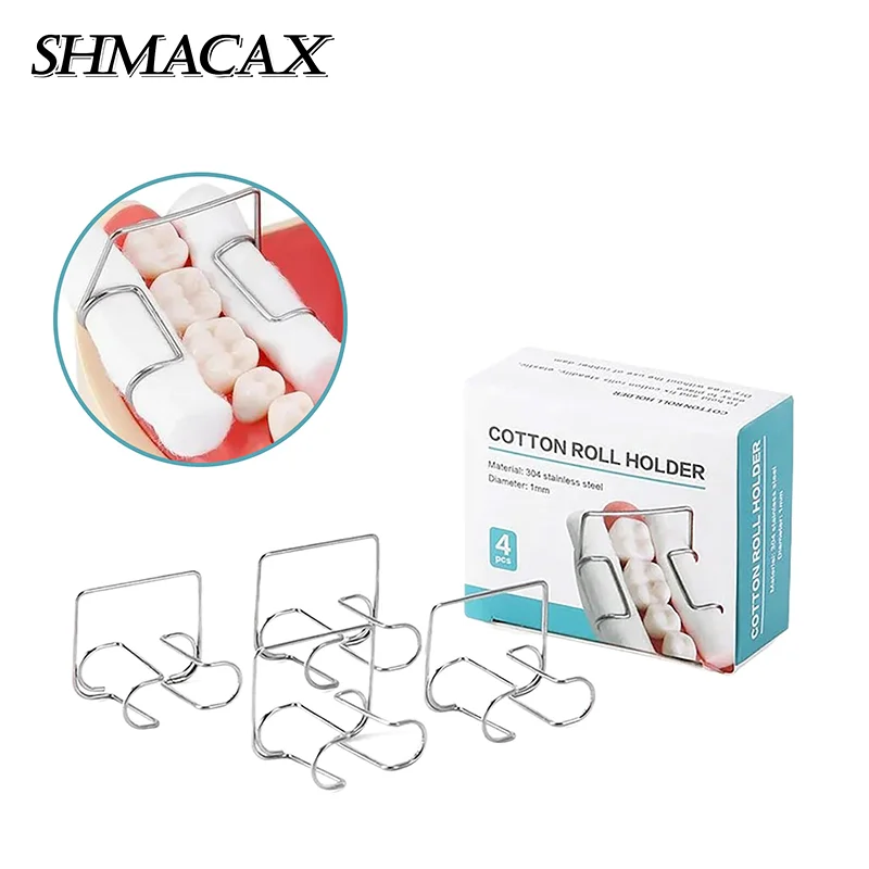 4Pcs/Box Stainless Steel Dental Cotton Roll Holder Clip Orthodontic Tool Clinic Autoclavable Cotton Holder Lab Supplier
4Pcs/Box Stainless Steel Dental Cotton Roll Holder Clip Orthodontic Tool Clinic Autoclavable Cotton Holder Lab Supplier