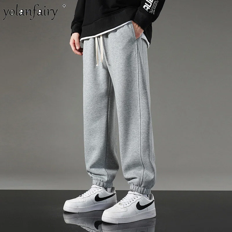 Pants Men Spring New Trousers Casual Plush Sports Male Thick Straight Loose Warm 's FCY
Pants Men Spring New Trousers Casual Plush Sports Male Thick Straight Loose Warm 's FCY