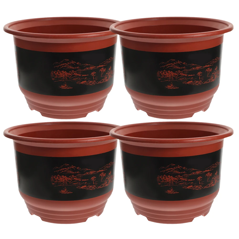4pcs Orchid Pots 29 5cm Diameter 20 5cm Height Plastic Planters for Indoor Plants with Drainage Holes Balcony Flower Containers
4pcs Orchid Pots 29 5cm Diameter 20 5cm Height Plastic Planters for Indoor Plants with Drainage Holes Balcony Flower Containers
