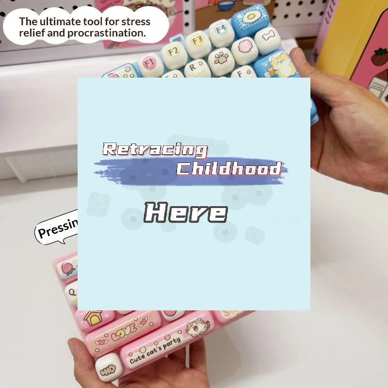 1PcsCute Cute 26 Key Stress Reducing Keyboard Creative Mechanical Healing Tool Popular Pendant Small Gift Accessories-TOY
1PcsCute Cute 26 Key Stress Reducing Keyboard Creative Mechanical Healing Tool Popular Pendant Small Gift Accessories-TOY