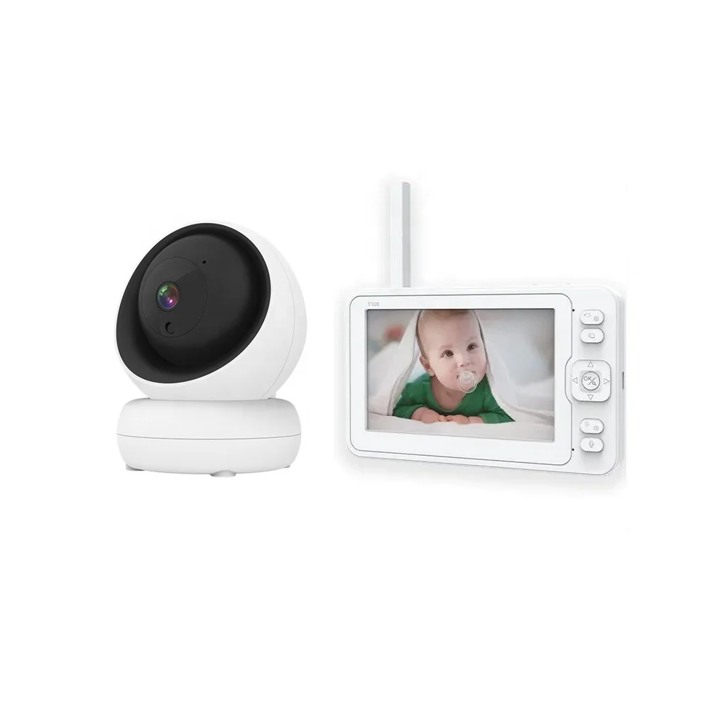 Wireless 1080P Smart Audio Video Night Vision Cameras 5inch Baby Monitors with Screen
Wireless 1080P Smart Audio Video Night Vision Cameras 5inch Baby Monitors with Screen