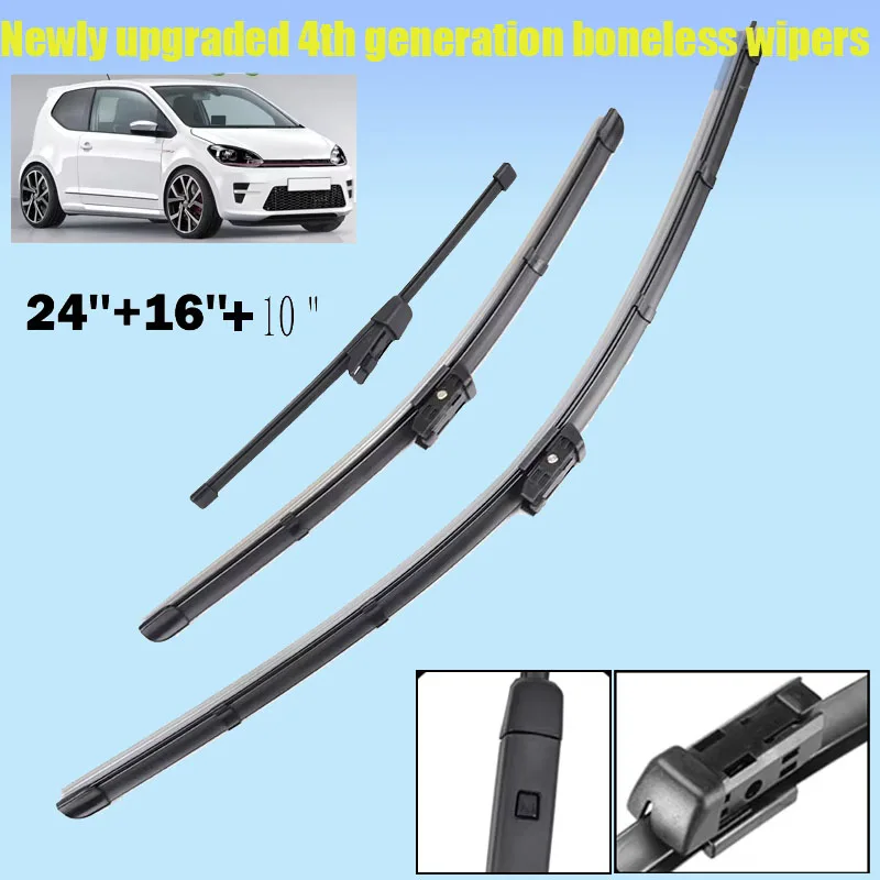 Misima Windshield Windscreen Wiper Blades For VW UP 2011 2012 2013 2014 2015 2016 2017 Front Rear Window Wiper 24"16"10"
Misima Windshield Windscreen Wiper Blades For VW UP 2011 2012 2013 2014 2015 2016 2017 Front Rear Window Wiper 24"16"10"