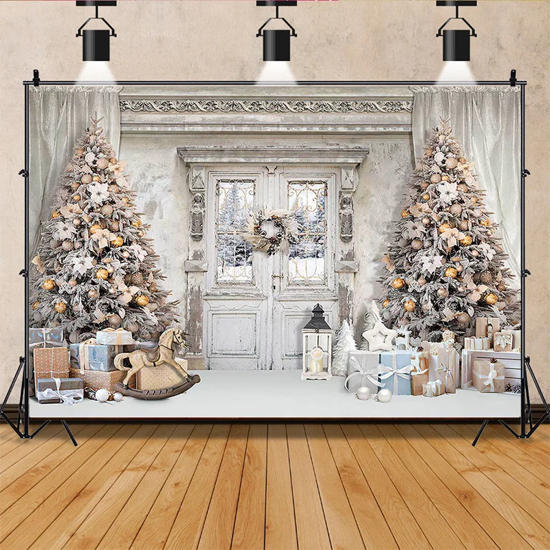 SHENGYONGBAO Christmas Tree Window Candy Photography Backdrop Wooden Doors Snowman Cinema Pine New Year Background Prop LA-51
SHENGYONGBAO Christmas Tree Window Candy Photography Backdrop Wooden Doors Snowman Cinema Pine New Year Background Prop LA-51