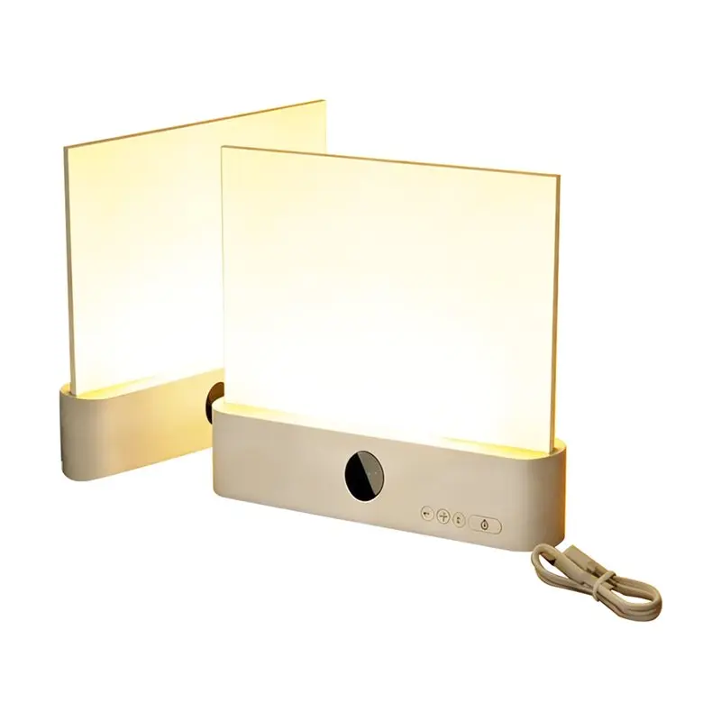 【ORNAMENT】Clear LED Rechargeable Flat Book Light 2PCS Smart Reading Light With Timer Dimmable Full Page Panel Plate Lamp
【ORNAMENT】Clear LED Rechargeable Flat Book Light 2PCS Smart Reading Light With Timer Dimmable Full Page Panel Plate Lamp