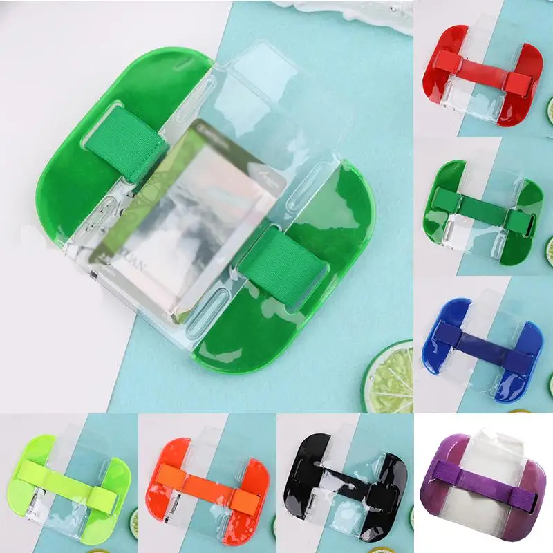 PVC Plastic Card Holder Polyester Reflective Wristband ID Card Holder Arm Adjustable ID Badge Elastic Arm Band ID Badge Holder
PVC Plastic Card Holder Polyester Reflective Wristband ID Card Holder Arm Adjustable ID Badge Elastic Arm Band ID Badge Holder
