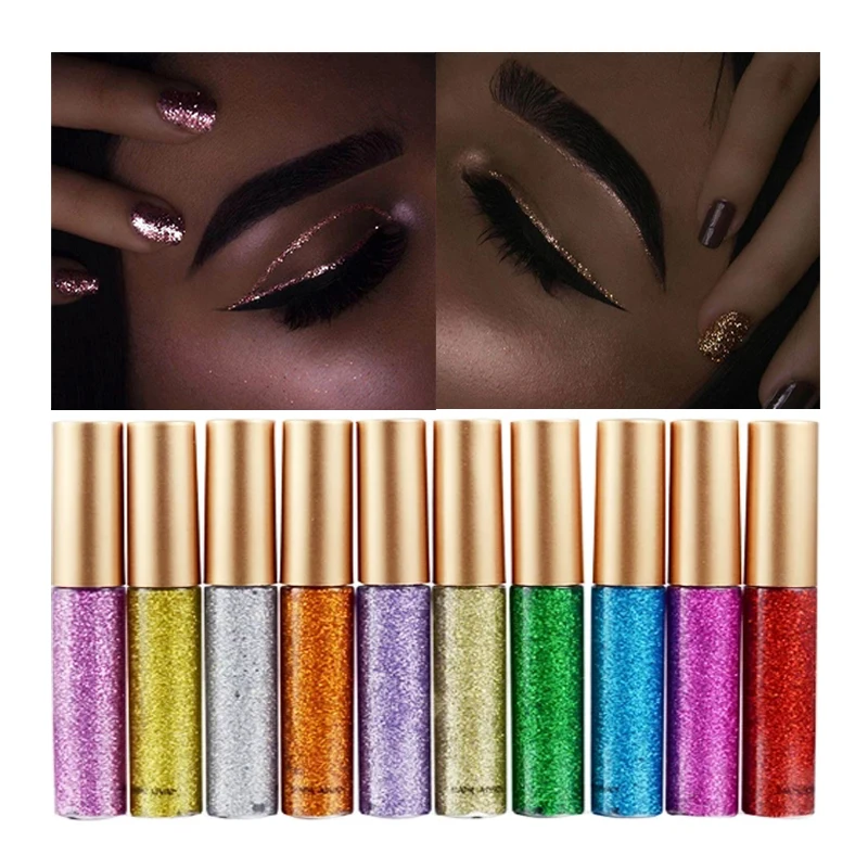 White Silver Shimmer Eyeliner Lqiuid Eyes Makeup Waterproof Long Lasting Glitter Eye Liner Festival Shiny Make Up Golden Pink
White Silver Shimmer Eyeliner Lqiuid Eyes Makeup Waterproof Long Lasting Glitter Eye Liner Festival Shiny Make Up Golden Pink