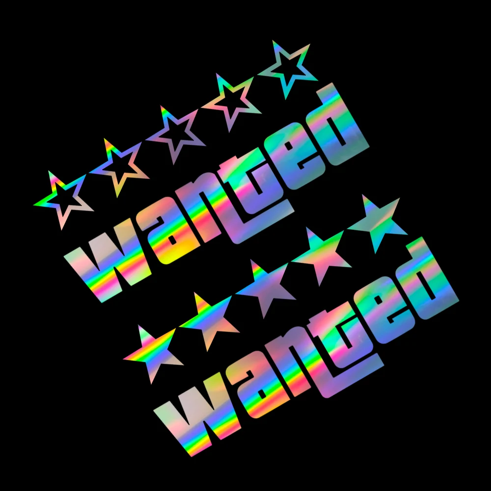 Car Stickers Wanted Laser Car Funny Stickers Auto Vinyl Film Decals for Car Bumper Windows Motorcycle Laptop Walls Accessories
Car Stickers Wanted Laser Car Funny Stickers Auto Vinyl Film Decals for Car Bumper Windows Motorcycle Laptop Walls Accessories
