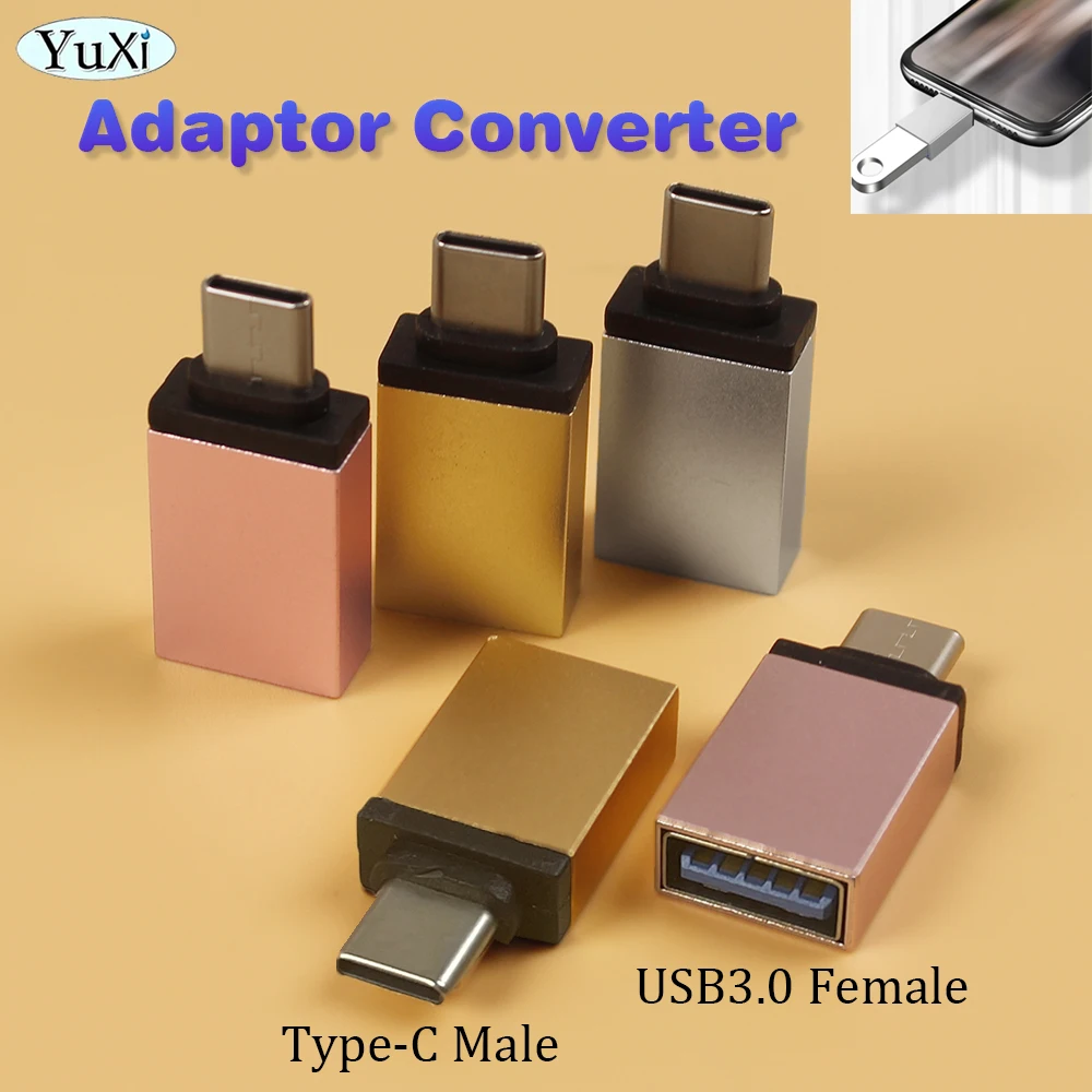 1 piece USB3.0 to Type-C Adapter USB C Cable Converter Charging Data Transfer Female to Male Connector For Phone Laptop Pad
1 piece USB3.0 to Type-C Adapter USB C Cable Converter Charging Data Transfer Female to Male Connector For Phone Laptop Pad