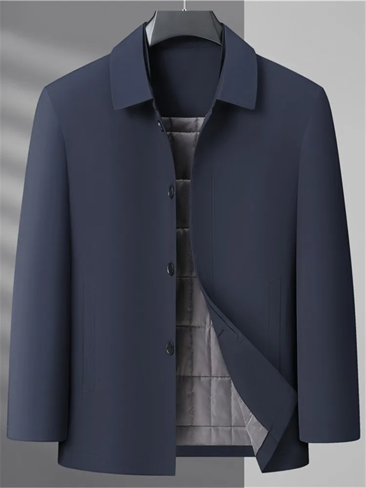 Мужская повседневная хлопковая куртка с утеплением, теплая, в деловом стиле, с воротником-стойкой, оверсайз, для осени и зимы
Мужская повседневная хлопковая куртка с утеплением, теплая, в деловом стиле, с воротником-стойкой, оверсайз, для осени и зимы