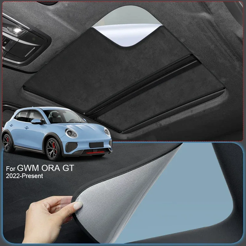 Car Suede Fabric Anti-uv Electrostatic Adsorption Sunroof Sunshade Auto Heat Insulation Skylight For GWM ORA GT 2022-Present
Car Suede Fabric Anti-uv Electrostatic Adsorption Sunroof Sunshade Auto Heat Insulation Skylight For GWM ORA GT 2022-Present