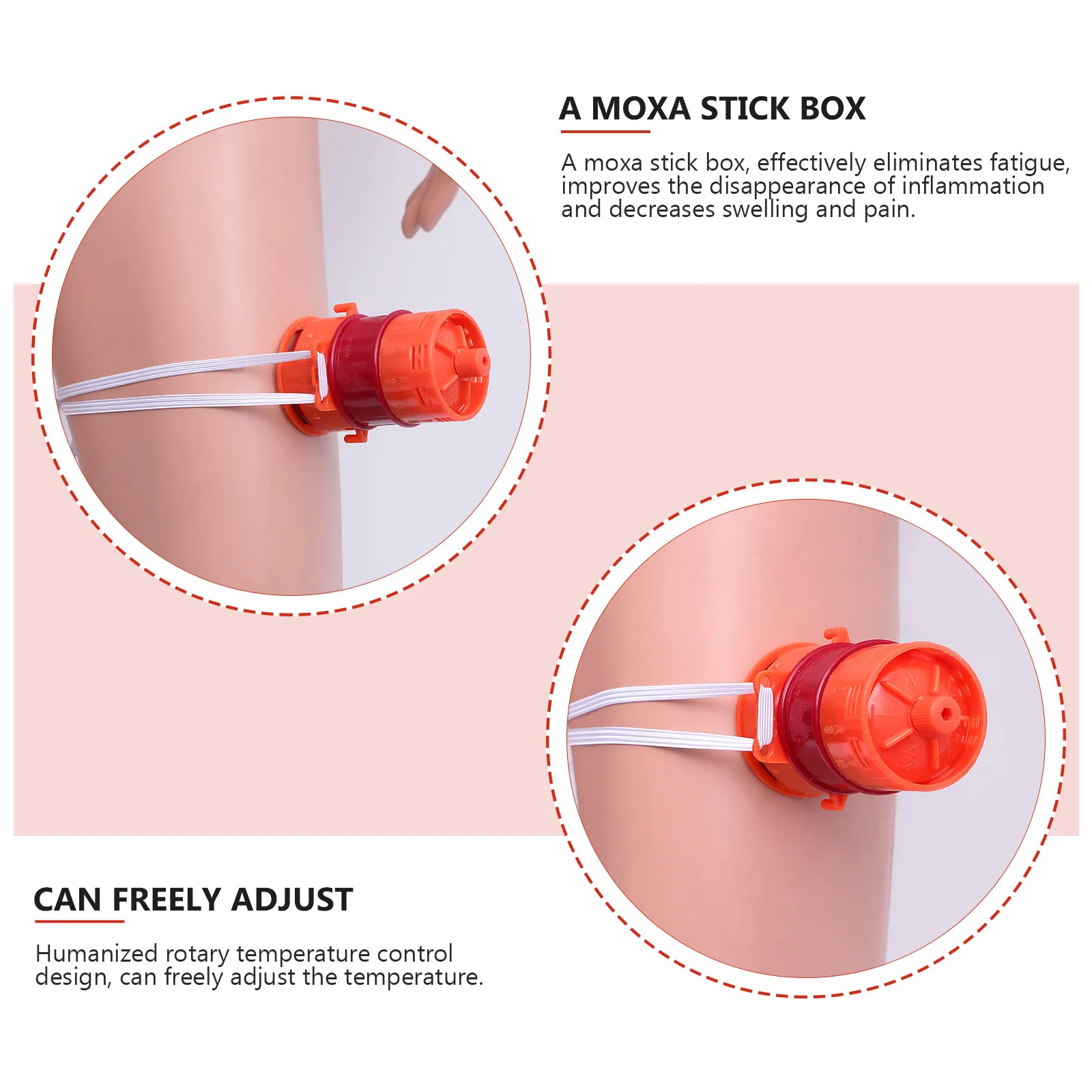 1Set Moxa Roll Holder Adjustable Temperature Moxibustion Box Portable Magnetic Moxa Burner Whole Body Pain Relief Device
1Set Moxa Roll Holder Adjustable Temperature Moxibustion Box Portable Magnetic Moxa Burner Whole Body Pain Relief Device