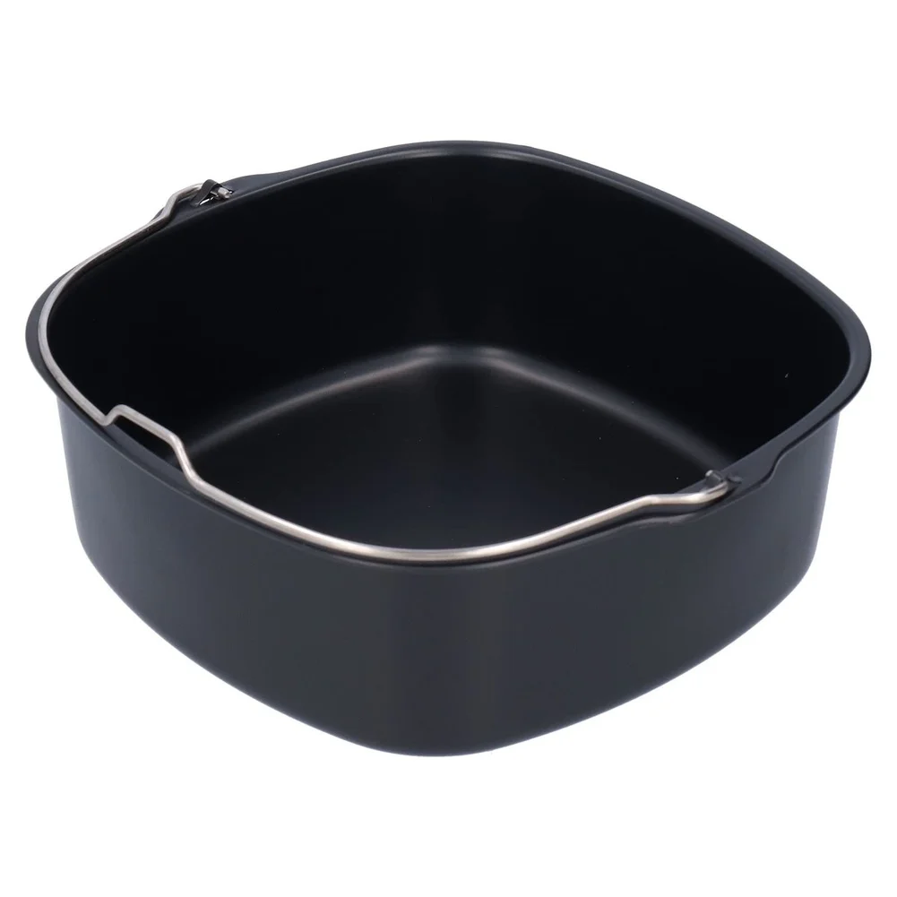 For Birthday Party Baking Air Fryer Cake Pan Deep Dish Baking Tin Long-lasting Non-stick Coating Equipped With Lifting Handle
For Birthday Party Baking Air Fryer Cake Pan Deep Dish Baking Tin Long-lasting Non-stick Coating Equipped With Lifting Handle