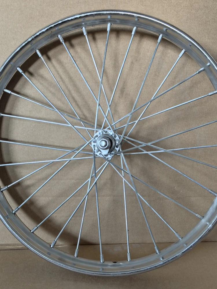 Vintage Pedal Tricycle Wheel 20 Inch 28 Hole Steel Rim Front And Rear Wheel Set for Human-powered Tee-wheeled Vehicles
Vintage Pedal Tricycle Wheel 20 Inch 28 Hole Steel Rim Front And Rear Wheel Set for Human-powered Tee-wheeled Vehicles