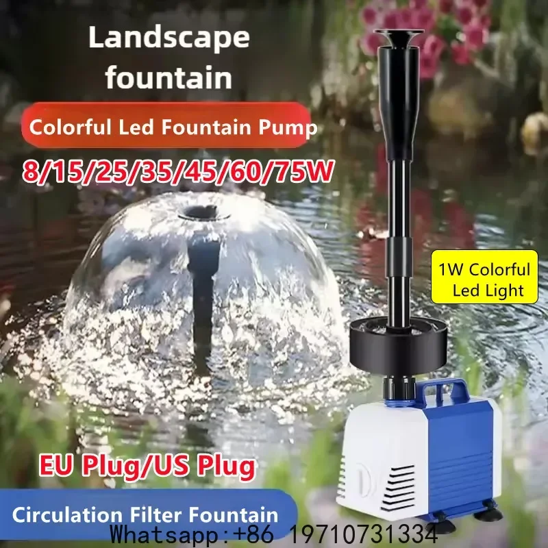 110V 220V Landscape Fish Pond Water Circulation Fountain Pump Courtyard Water Scenery Pool Mushroom Fountain Pump Spring Pump
110V 220V Landscape Fish Pond Water Circulation Fountain Pump Courtyard Water Scenery Pool Mushroom Fountain Pump Spring Pump