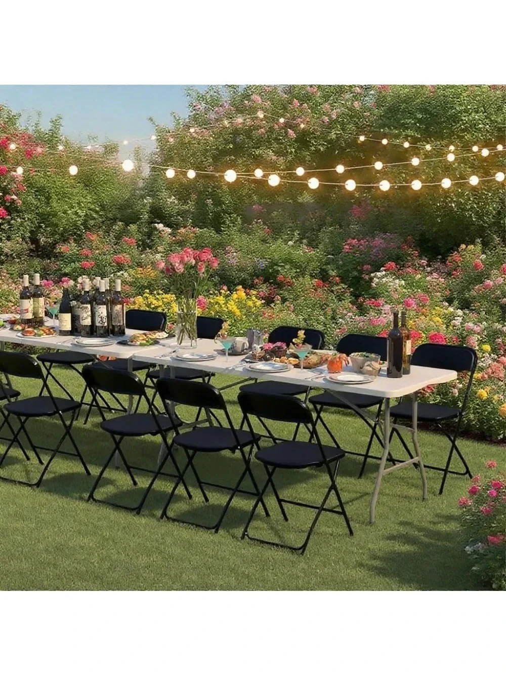 Customizable 50-Pack Plastic Folding Chairs with Steel Frame – 350lbs Capacity, Portable & Stackable for Home/Office Commercial
Customizable 50-Pack Plastic Folding Chairs with Steel Frame – 350lbs Capacity, Portable & Stackable for Home/Office Commercial