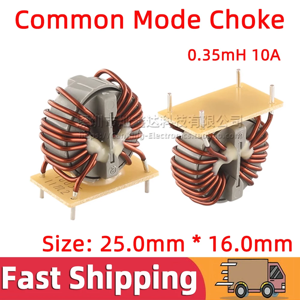 2pcs SC-10-E035J Vertical Toroid Magnetic Ring Common Mode Inductor Wire Wind Wound Coil 0.3mH 10A Switching Power Supply Filter
2pcs SC-10-E035J Vertical Toroid Magnetic Ring Common Mode Inductor Wire Wind Wound Coil 0.3mH 10A Switching Power Supply Filter