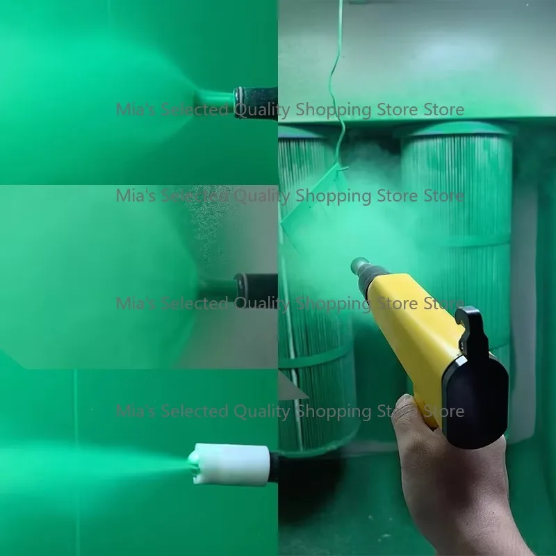 Electricity Powder Coater 110/220V 45W Spray Booth Compatible with Curing Oven Color Change No Hopper
