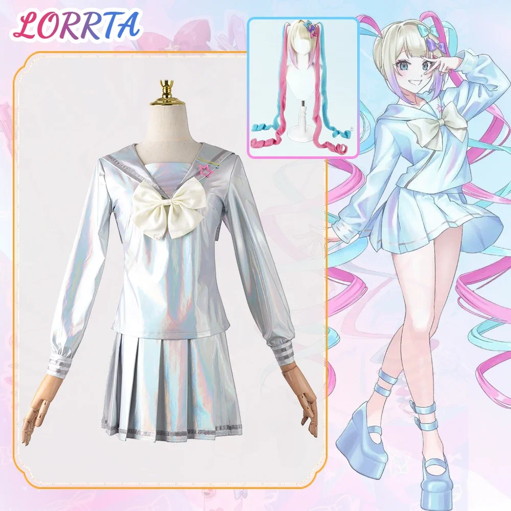 Game NEEDY GIRL OVERDOSE KAngel Cosplay Costume Lolita Girls JK Sailor Suit School Uniform Laser Skirts Halloween Party Clothing
Game NEEDY GIRL OVERDOSE KAngel Cosplay Costume Lolita Girls JK Sailor Suit School Uniform Laser Skirts Halloween Party Clothing