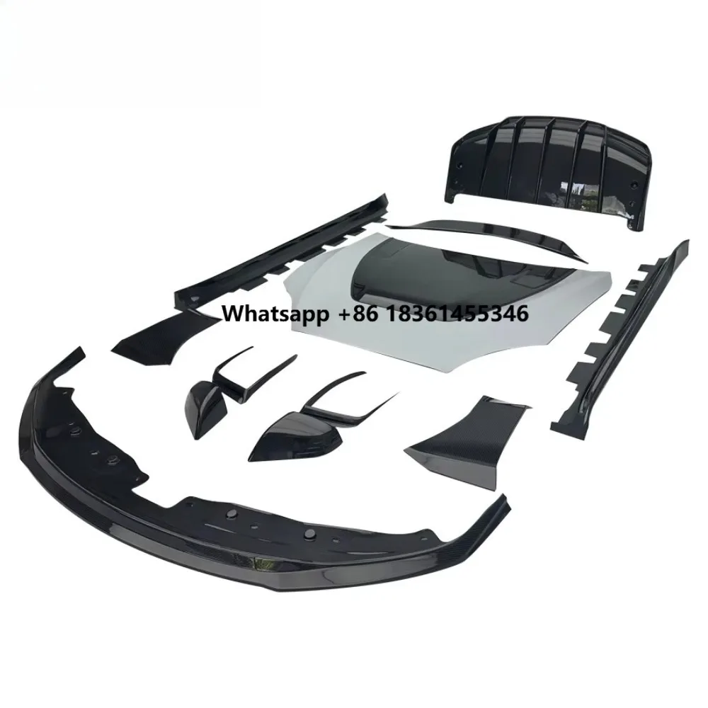 Flared Aviation Body Kit V-Shape Dry Carbon Fiber Front Bumper
Flared Aviation Body Kit V-Shape Dry Carbon Fiber Front Bumper