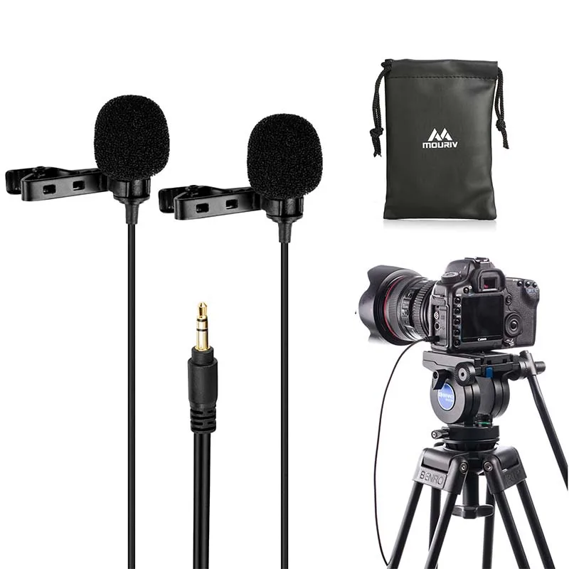 Всенаправленный двойной петличный микрофон MOURIV CM208 для DSLR-камер, ПК, YouTube, интервью, видеозаписи
Всенаправленный двойной петличный микрофон MOURIV CM208 для DSLR-камер, ПК, YouTube, интервью, видеозаписи
