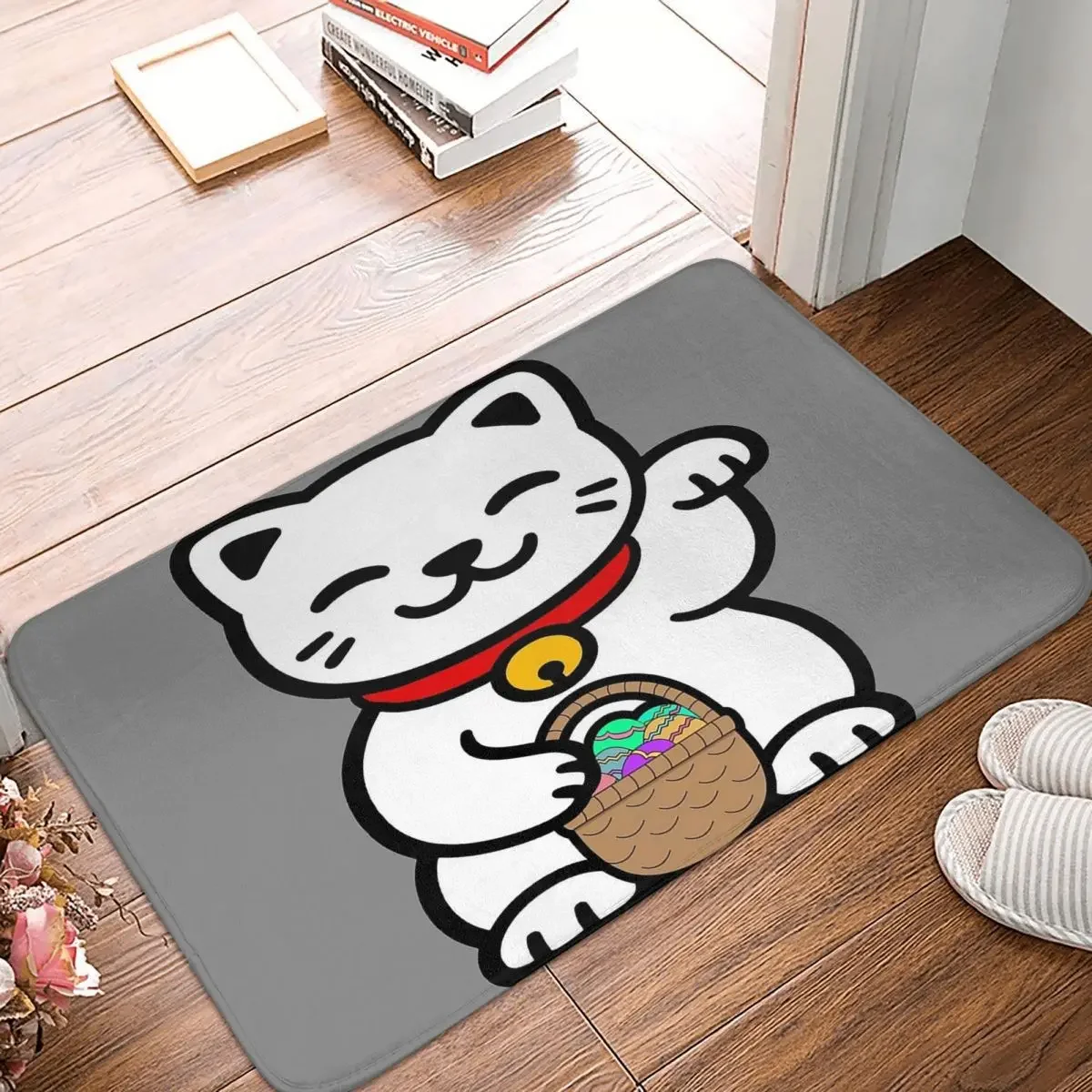 Lucky Cat Easter Floor Mat - Adorable Cartoon Design with Egg Basket for Festive Home Décor, Perfect for Spring Celebrations
Lucky Cat Easter Floor Mat - Adorable Cartoon Design with Egg Basket for Festive Home Décor, Perfect for Spring Celebrations