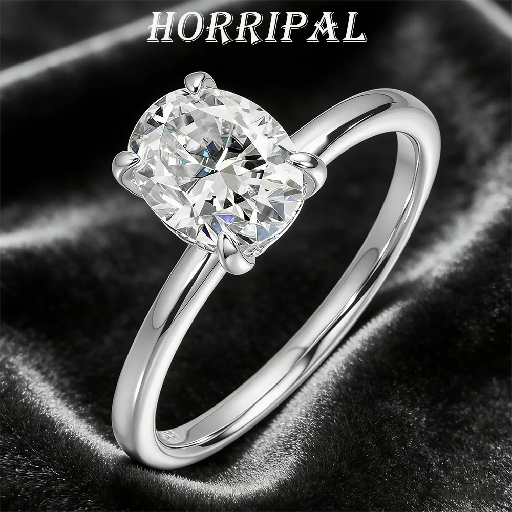 Кольцо для помолвки HORRIPAL с овальным муассанитом 1-3 карата, сертифицированным GRA, из стерлингового серебра 925 пробы, классическое женское свадебное украшение
Кольцо для помолвки HORRIPAL с овальным муассанитом 1-3 карата, сертифицированным GRA, из стерлингового серебра 925 пробы, классическое женское свадебное украшение