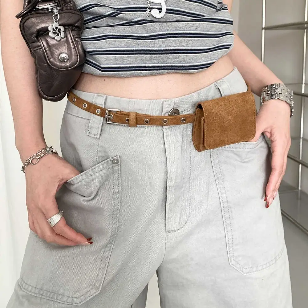 Mini Korean Style Women Waist Bag Suede PU Belt Waist Bag Retro Solid Color Women Belt Bag Outdoor
Mini Korean Style Women Waist Bag Suede PU Belt Waist Bag Retro Solid Color Women Belt Bag Outdoor