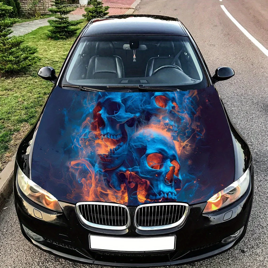 Flames Blue Skeletons наклейка на капот автомобиля, самоклеящаяся наклейка на капот из ПВХ, автомобильный декор, устойчивая к царапинам наклейка, защитная, автомобильные аксессуары
Flames Blue Skeletons наклейка на капот автомобиля, самоклеящаяся наклейка на капот из ПВХ, автомобильный декор, устойчивая к царапинам наклейка, защитная, автомобильные аксессуары