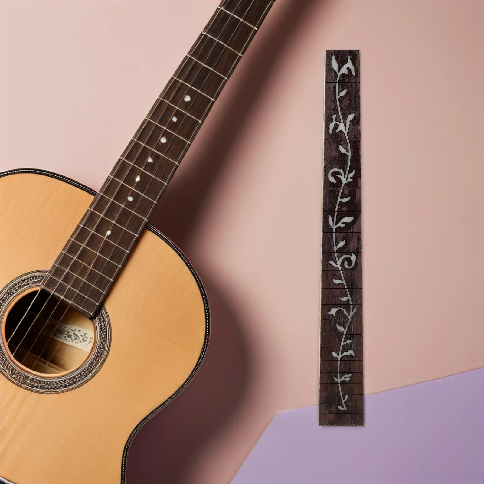 Wood Acoustic Guitar Fretboard Replacement 41 Inch Large Size 20 Frets Fretted Neck for Professional Performances Recording Folk
Wood Acoustic Guitar Fretboard Replacement 41 Inch Large Size 20 Frets Fretted Neck for Professional Performances Recording Folk