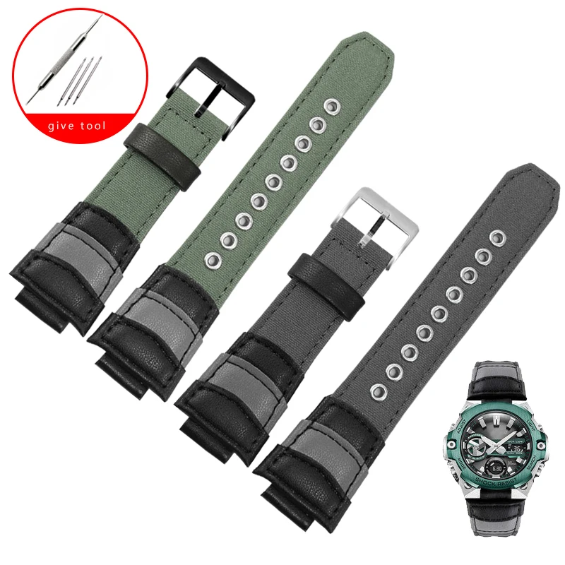 YOPO Nylon Canvas Watchband For C-ASIO GST-B400 B200 DW5600 Series Men's Watch Accessories 27*16mm 27*14mm Strap
YOPO Nylon Canvas Watchband For C-ASIO GST-B400 B200 DW5600 Series Men's Watch Accessories 27*16mm 27*14mm Strap