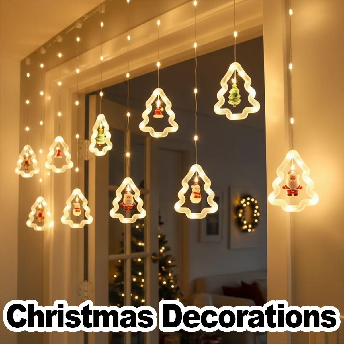 Christmas String Light Garden Lights Decorative Fairy Led Indoor Room Remote Control Outdoor Holiday Hanging For Home Warm White
Christmas String Light Garden Lights Decorative Fairy Led Indoor Room Remote Control Outdoor Holiday Hanging For Home Warm White