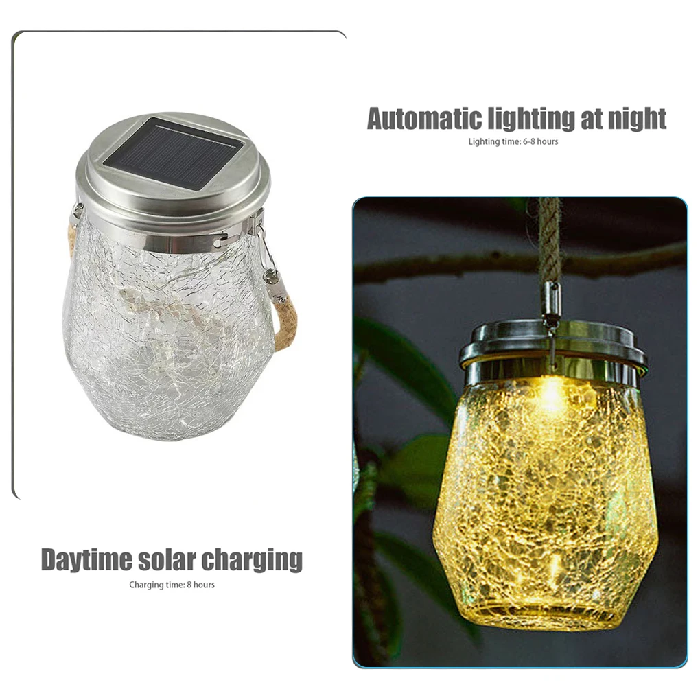 Solar Light Panels Double Layer Replacement Lantern Lights 5cm Waterproof LED String Light Crackle Globe Cover Glass Lamp
Solar Light Panels Double Layer Replacement Lantern Lights 5cm Waterproof LED String Light Crackle Globe Cover Glass Lamp