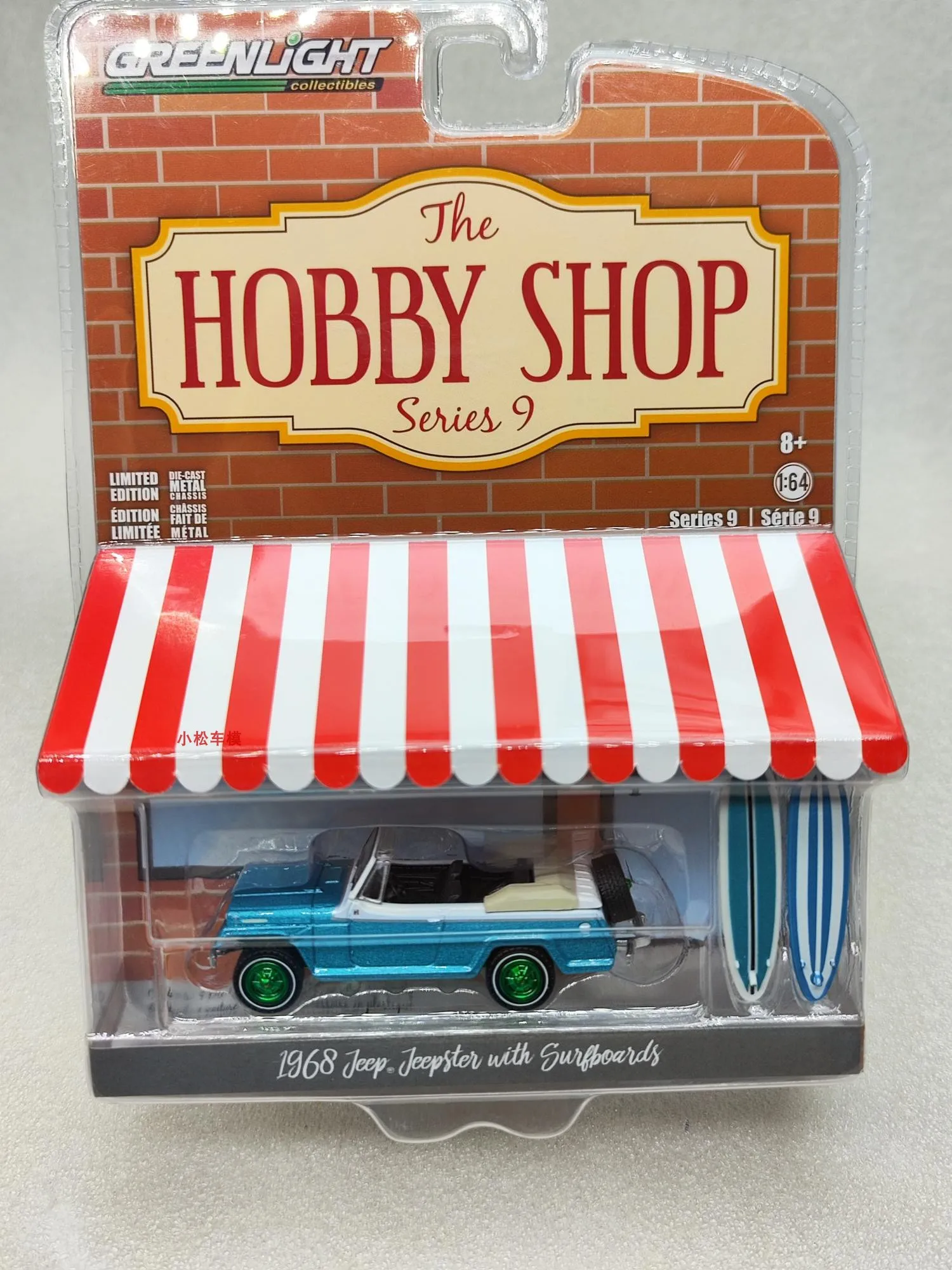 GreenLight 1:64 1968 W Surfboards Surfing Green Machine Alloy Car Model Toy Gift Fashion Fittings
GreenLight 1:64 1968 W Surfboards Surfing Green Machine Alloy Car Model Toy Gift Fashion Fittings